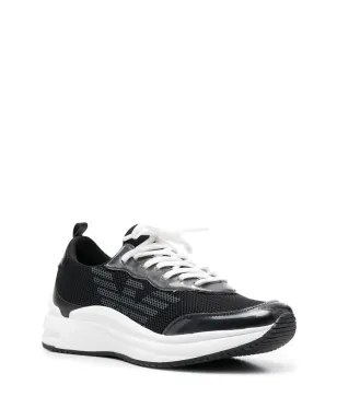 Emporio Armani 透明パネル付きロー・トップスニーカー - サムネイル2