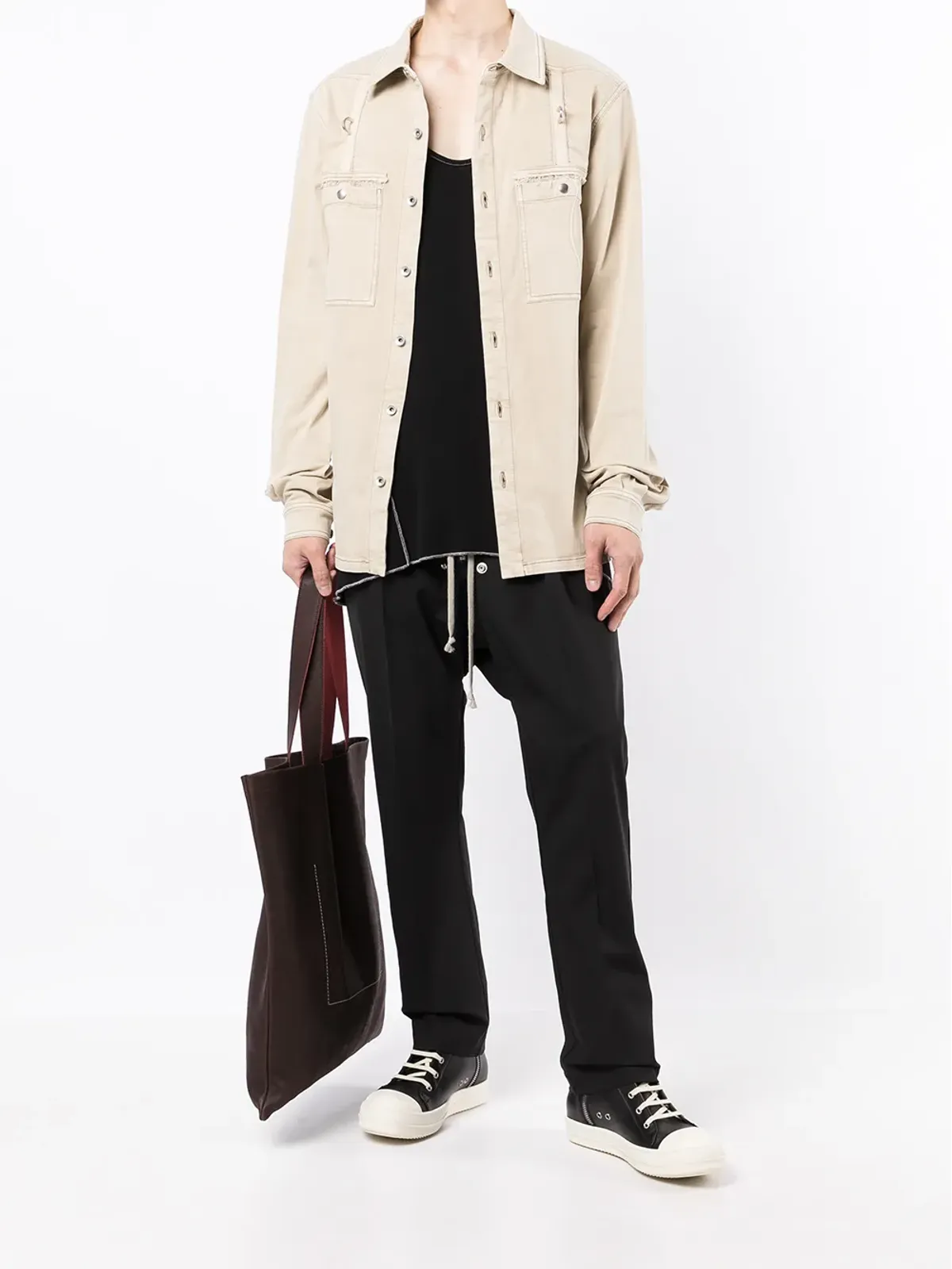 Rick Owens DRKSHDW 長袖シャツジャケット - 画像2