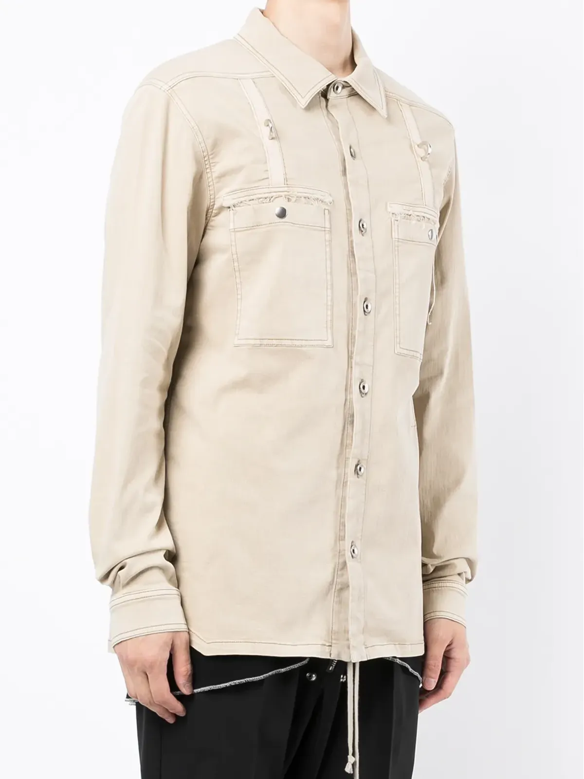 Rick Owens DRKSHDW 長袖シャツジャケット - 画像3