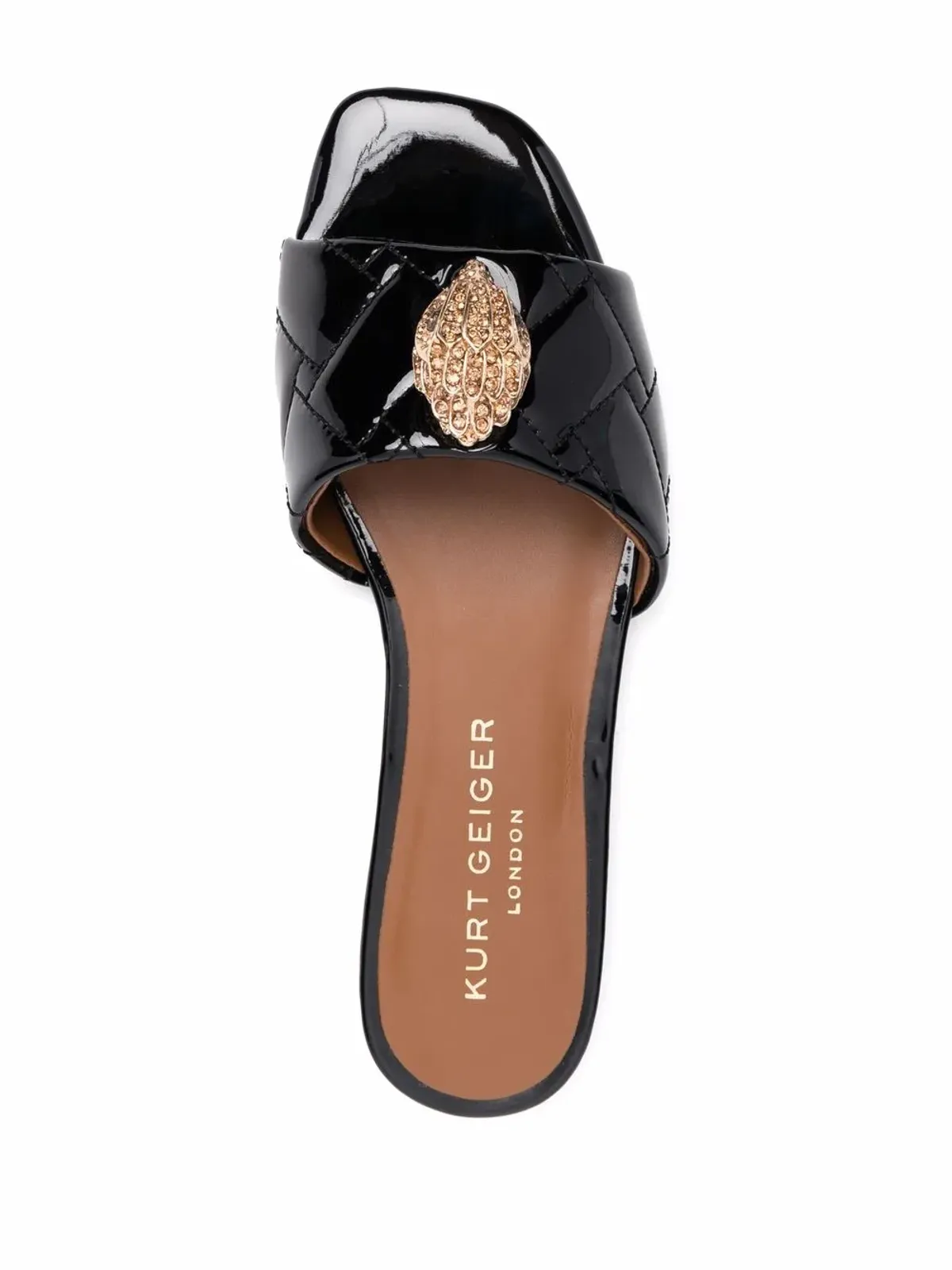 Kurt Geiger London crystal-embellished sandals - Black - 画像4