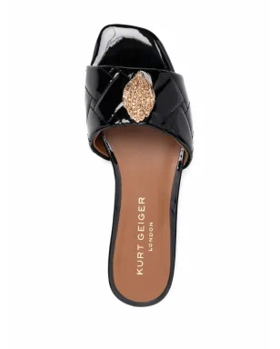 Kurt Geiger London crystal-embellished sandals - Black - サムネイル4
