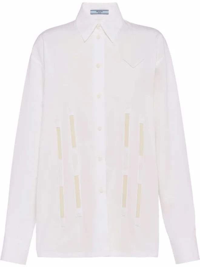 Prada Prada 長袖コットンシャツの商品画像