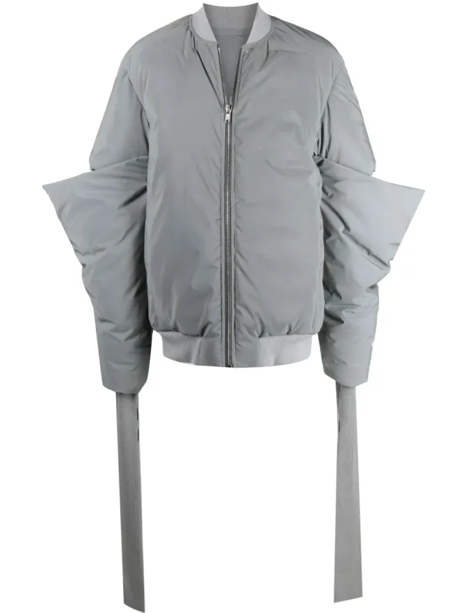 Rick Owens Rick Owens ガントレット ボンバージャケット グレーの商品画像