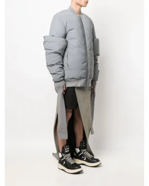 Rick Owens ガントレット ボンバージャケット グレー - サムネイル3