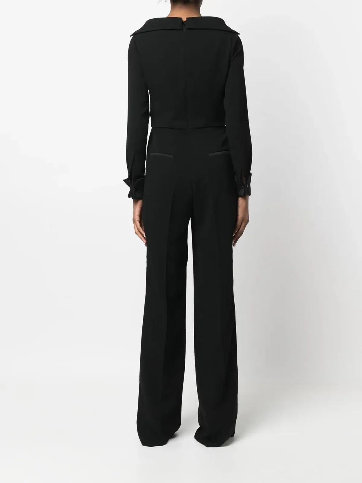 Max Mara テーラード ドレープディテール ジャンプスーツ - 画像4