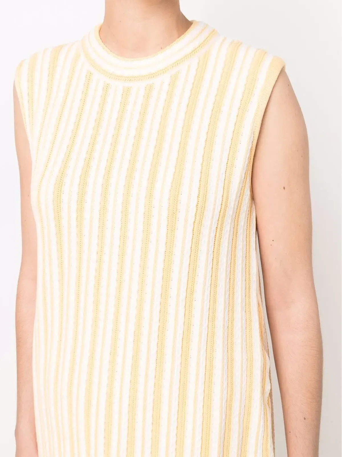 Jil Sander リブニット ノースリーブトップ - 画像5