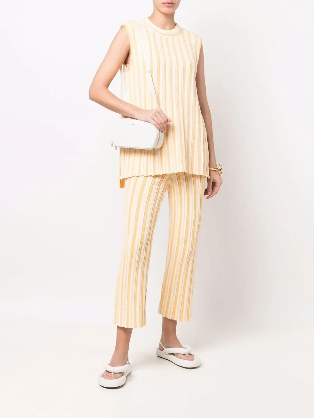 Jil Sander リブニット ノースリーブトップ - 画像2