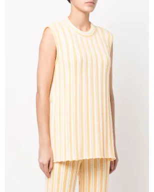 Jil Sander リブニット ノースリーブトップ - サムネイル3