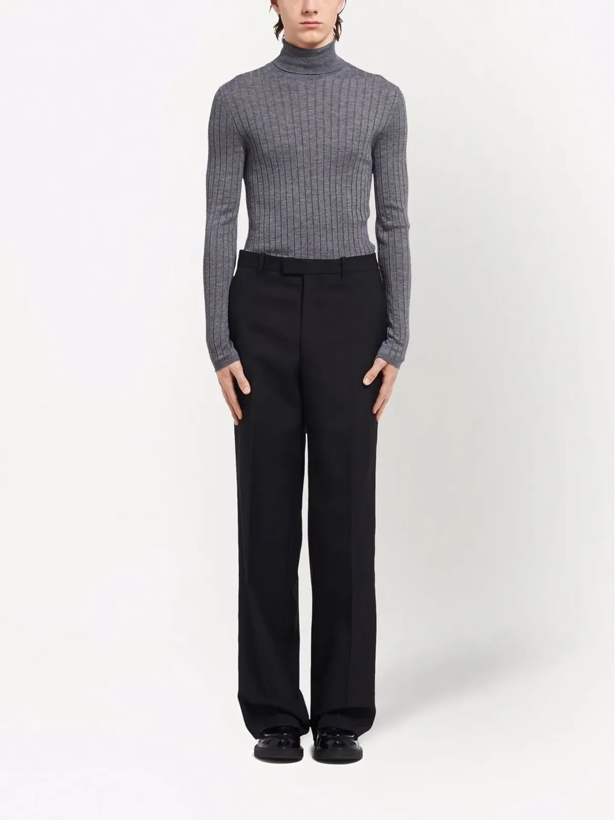 Prada テーラードストレートパンツ - 画像2