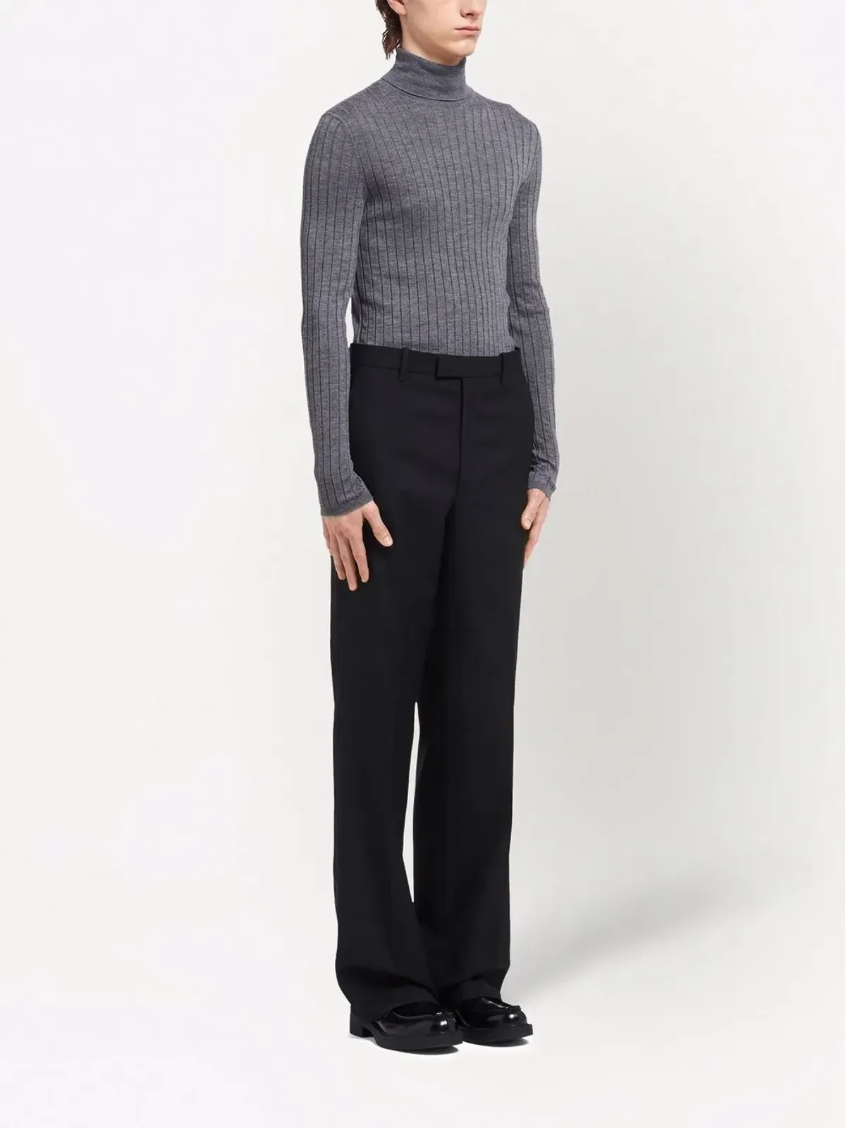 Prada テーラードストレートパンツ - 画像3