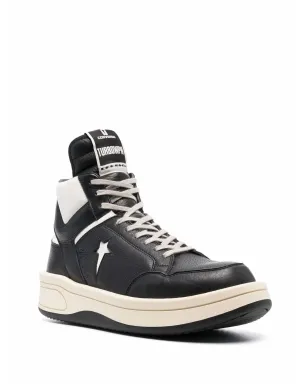 Rick Owens DRKSHDW x Converse DRKSHDW TURBOWPN ハイトップスニーカー - ブラック - サムネイル2