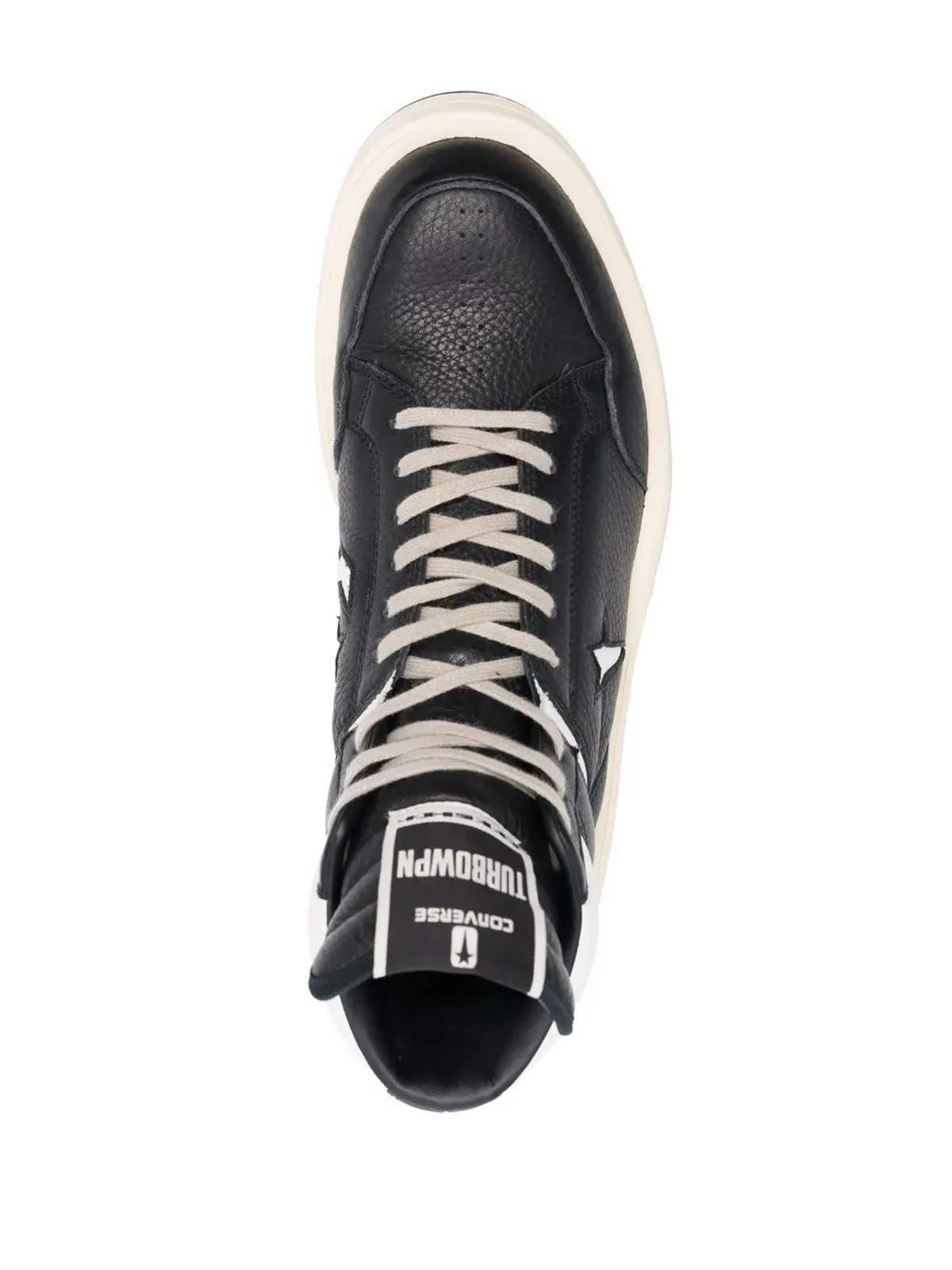 Rick Owens DRKSHDW x Converse DRKSHDW TURBOWPN ハイトップスニーカー - ブラック - 画像4