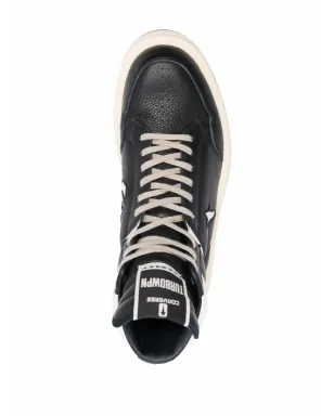 Rick Owens DRKSHDW x Converse DRKSHDW TURBOWPN ハイトップスニーカー - ブラック - サムネイル4