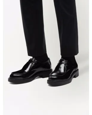 Prada ブラッシュドレザー ダービーシューズ - サムネイル5