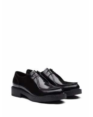 Prada ブラッシュドレザー ダービーシューズ - サムネイル2