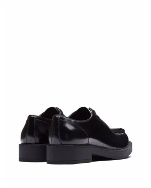 Prada ブラッシュドレザー ダービーシューズ - サムネイル3