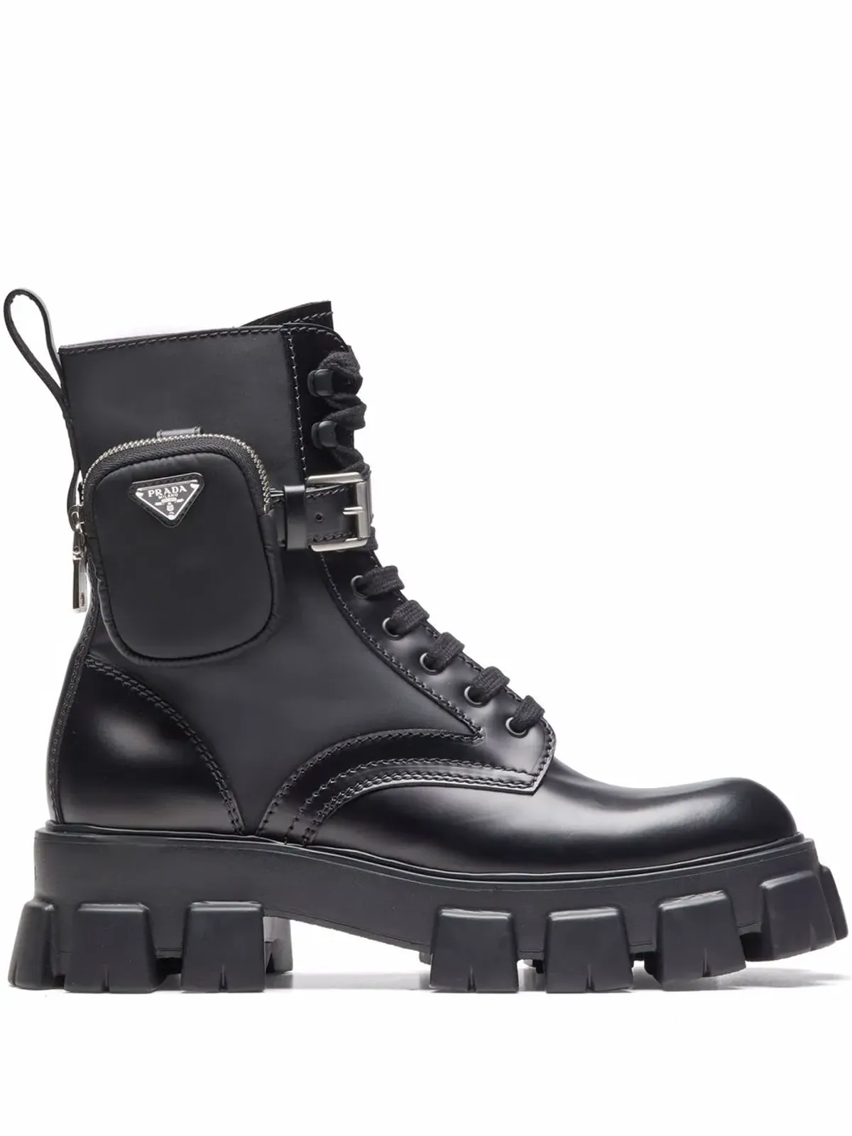Prada Moonlith ポーチディテール ブーツ - 画像1