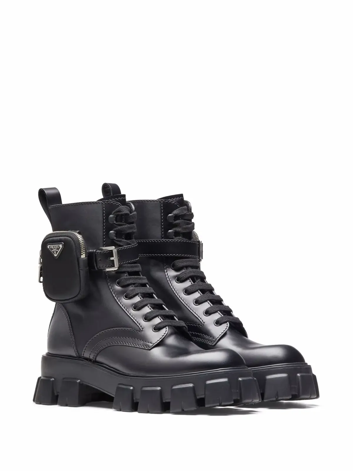 Prada Moonlith ポーチディテール ブーツ - 画像2