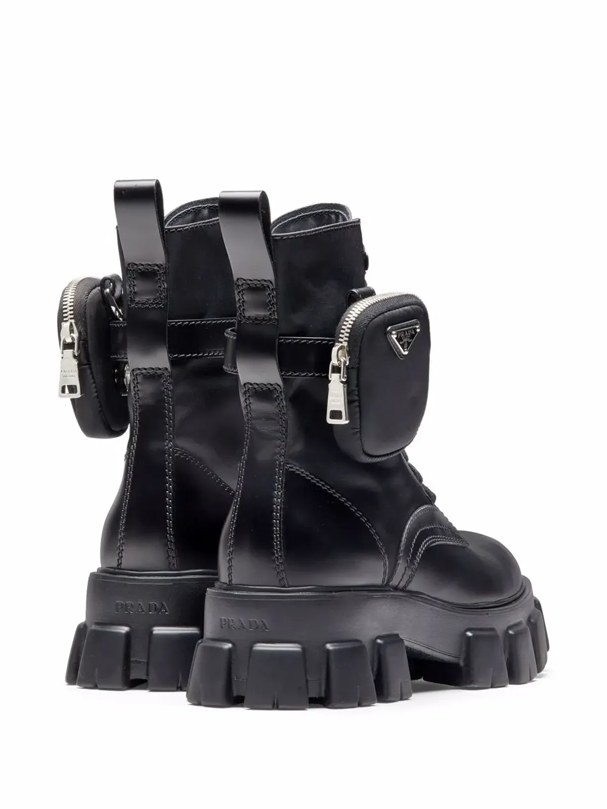 Prada Moonlith ポーチディテール ブーツ - 画像3