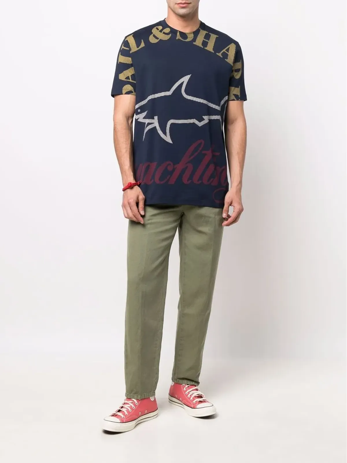 Paul & Shark マキシ ロゴプリント Tシャツ - 画像2