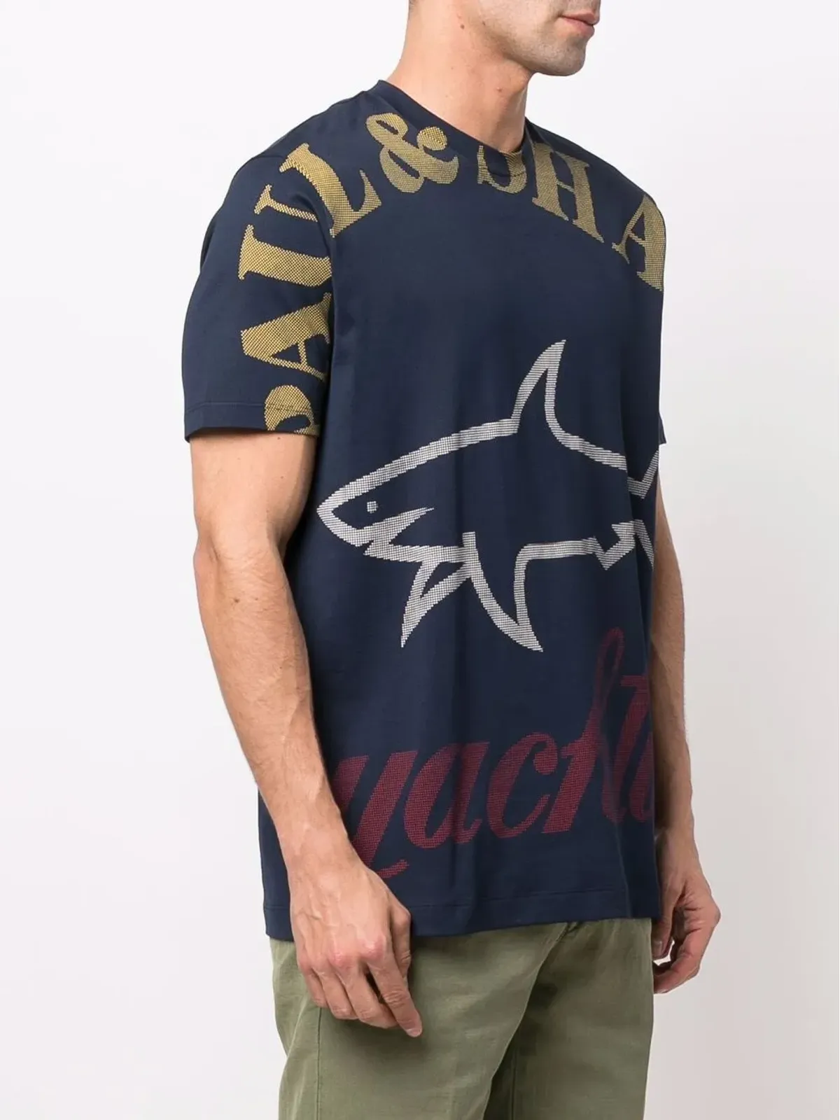 Paul & Shark マキシ ロゴプリント Tシャツ - 画像3