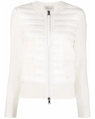 Moncler キルテッドジップ付きカーディガン - サムネイル1