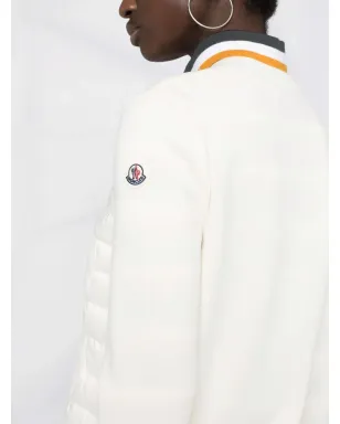 Moncler キルテッドジップ付きカーディガン - サムネイル3
