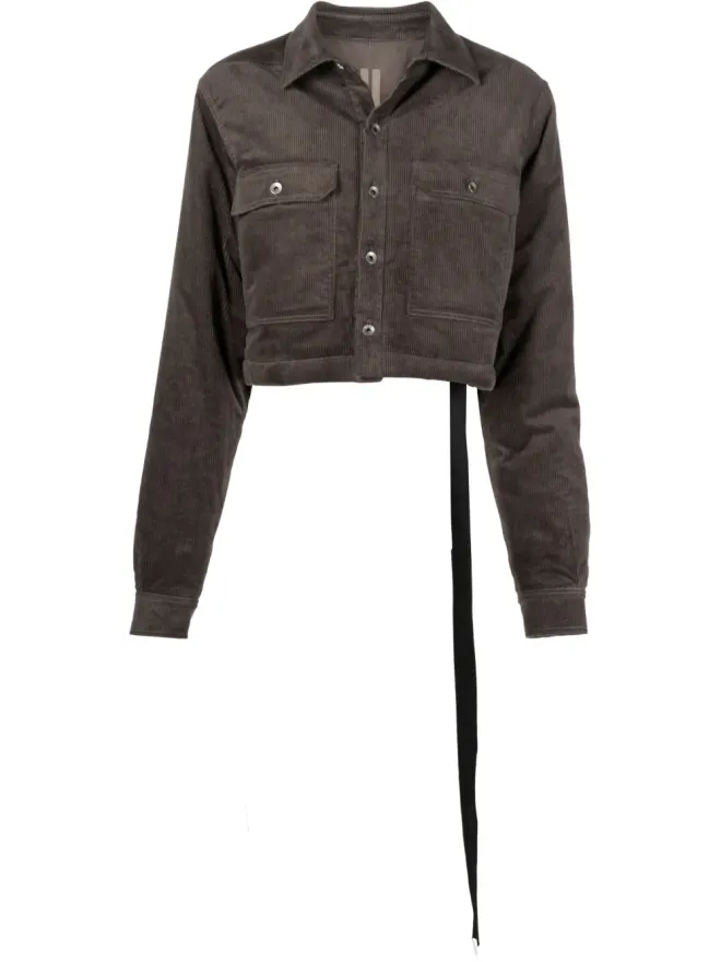 Rick Owens DRKSHDW Rick Owens DRKSHDW コーデュロイ クロップドジャケットの商品画像