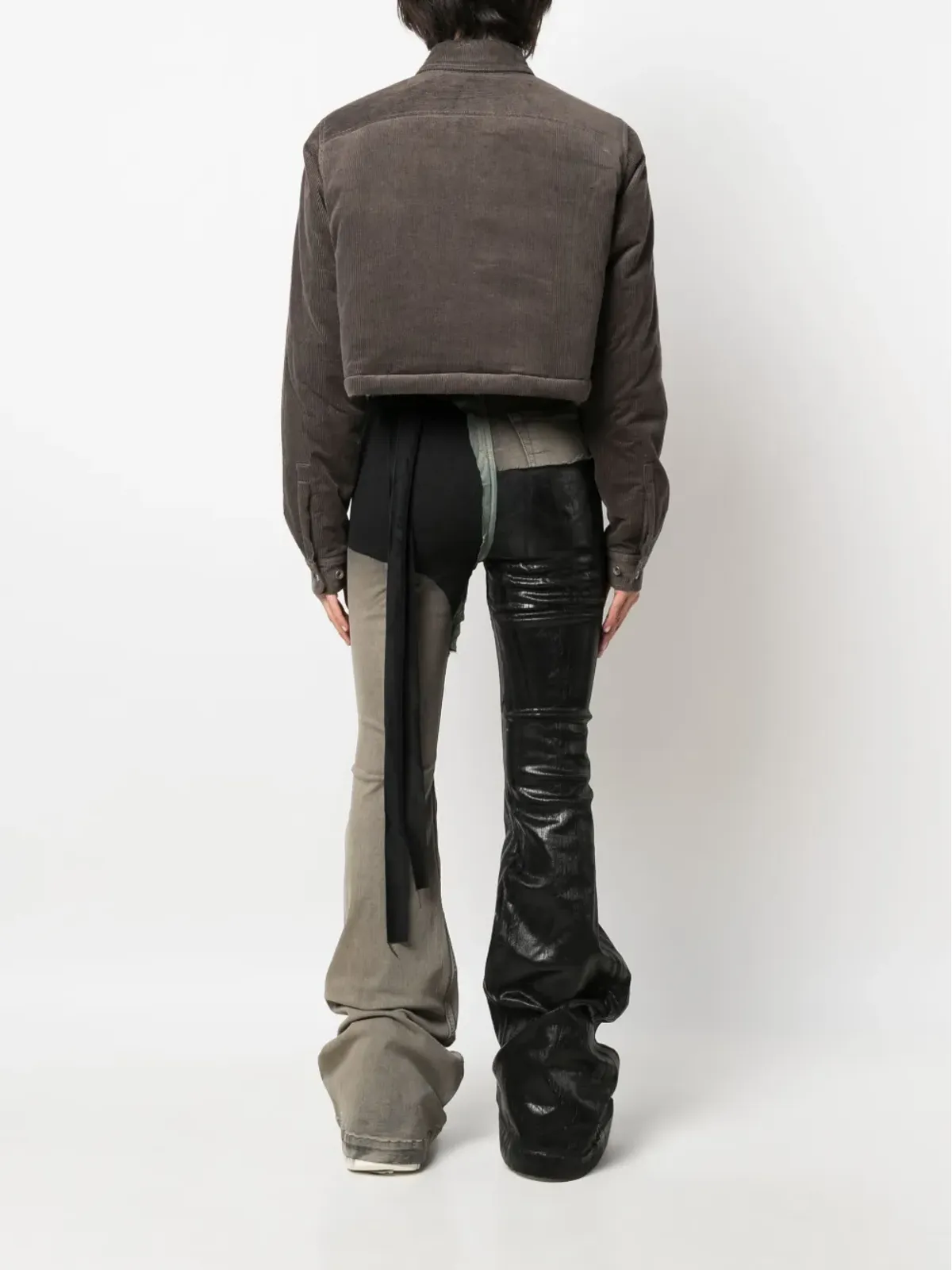 Rick Owens DRKSHDW コーデュロイ クロップドジャケット - 画像4
