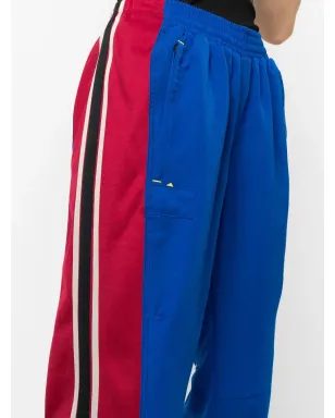 Colville コルヴィル アップサイクル シガレットカット トラックパンツ - ブルー - サムネイル5