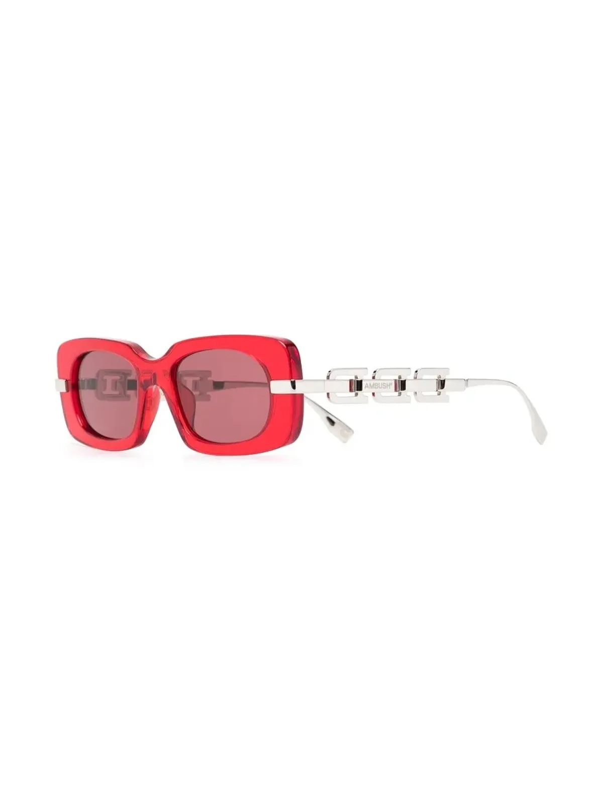 Ambush Eyewear A-chain ティントサングラス - レッド - 画像2