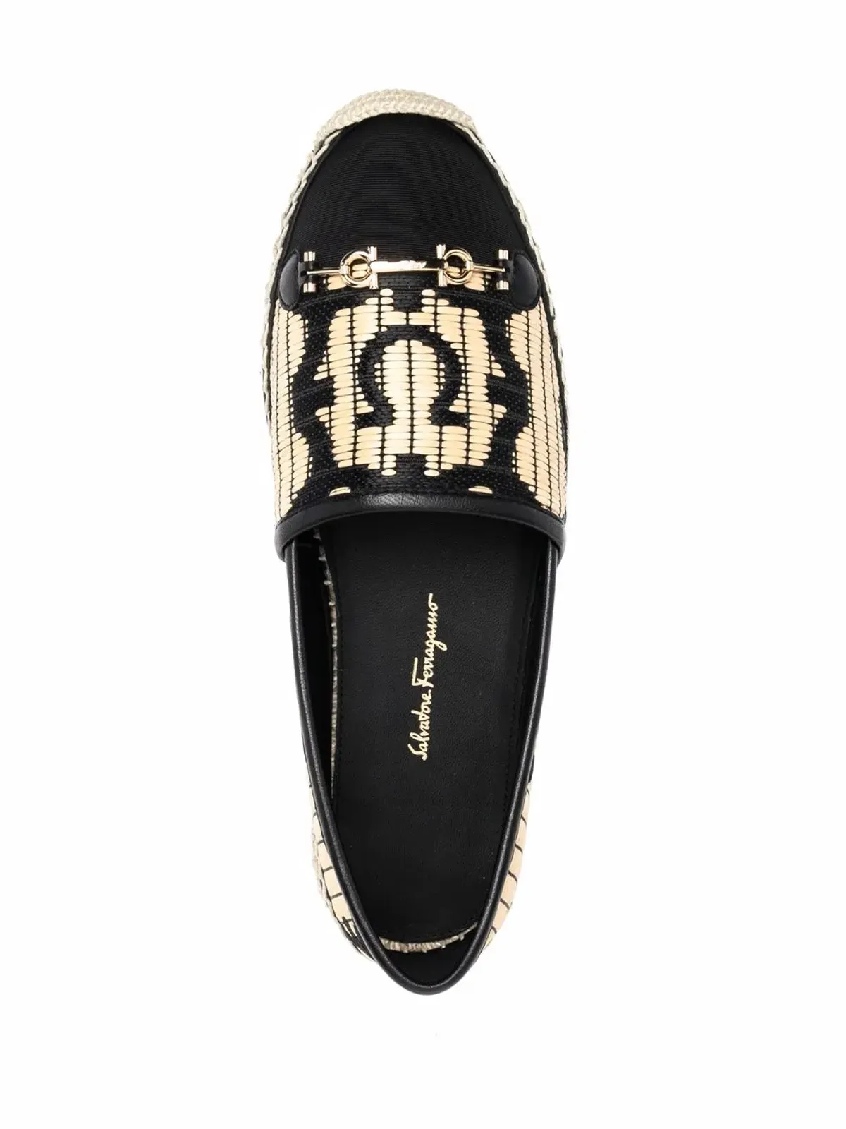 Ferragamo ロゴ刺繍エスパドリーユ - 画像4