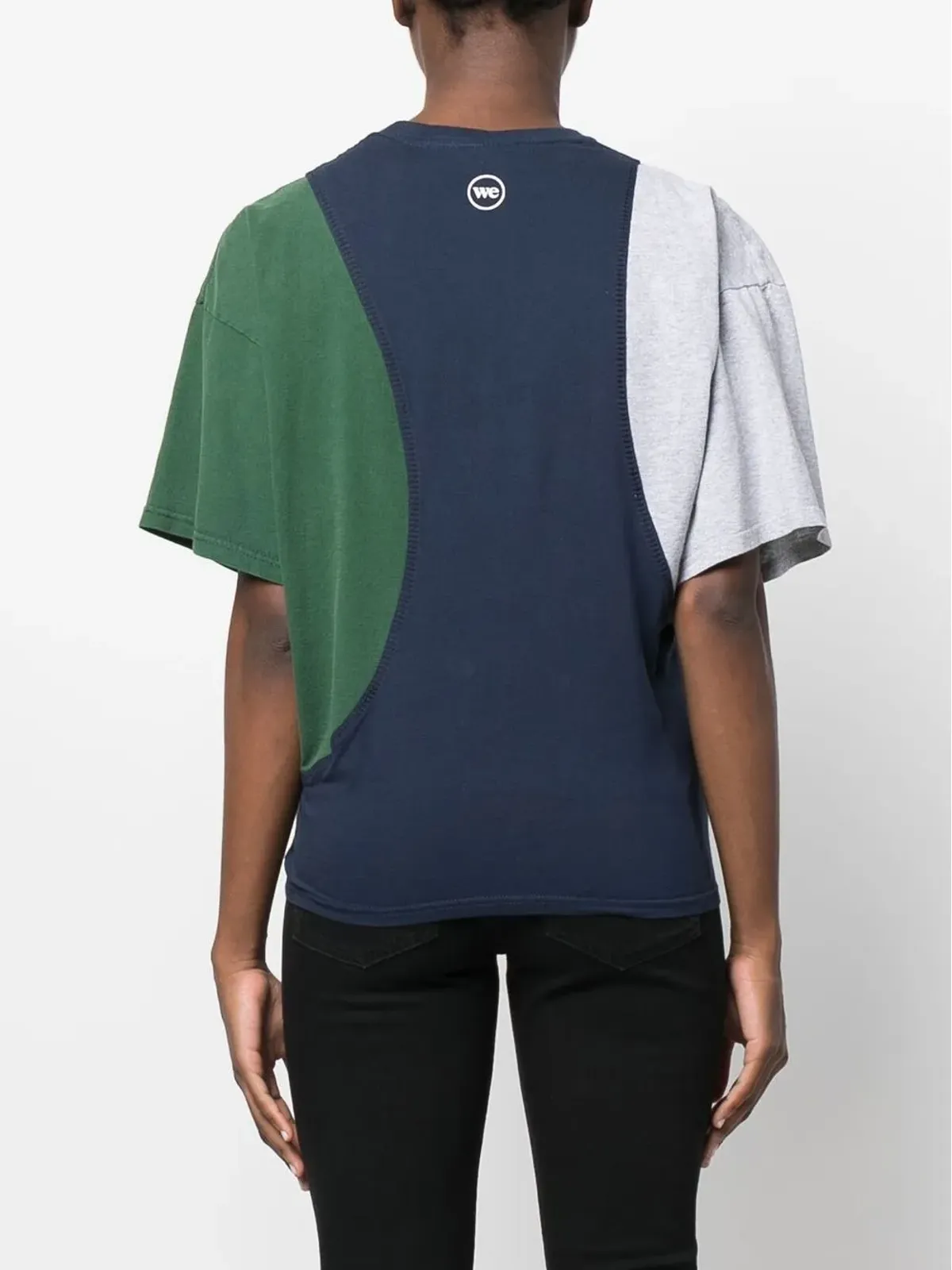 Colville アップサイクル パッチワーク Tシャツ - 画像4