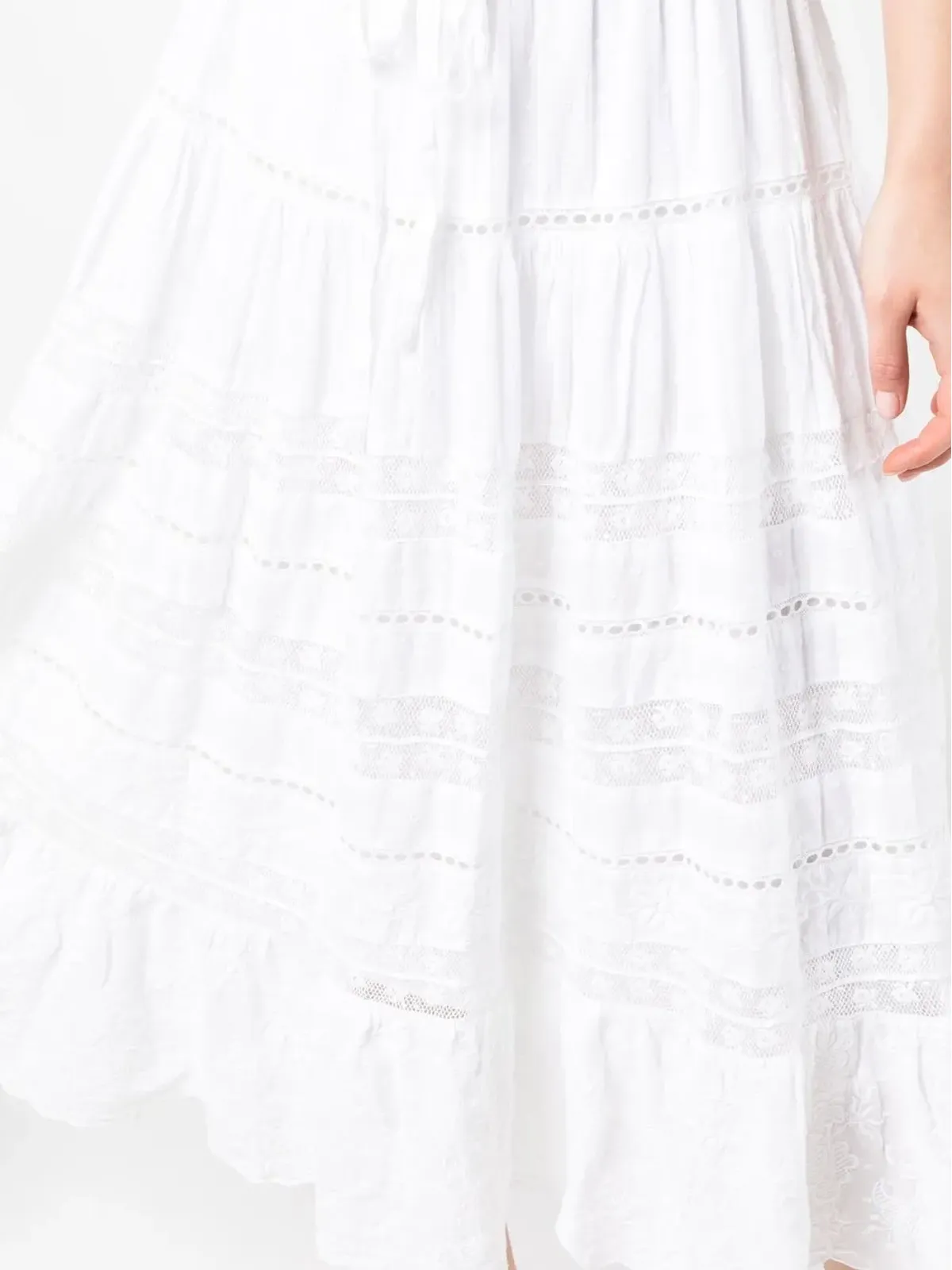 LoveShackFancy Donnaレーススカート - 画像5
