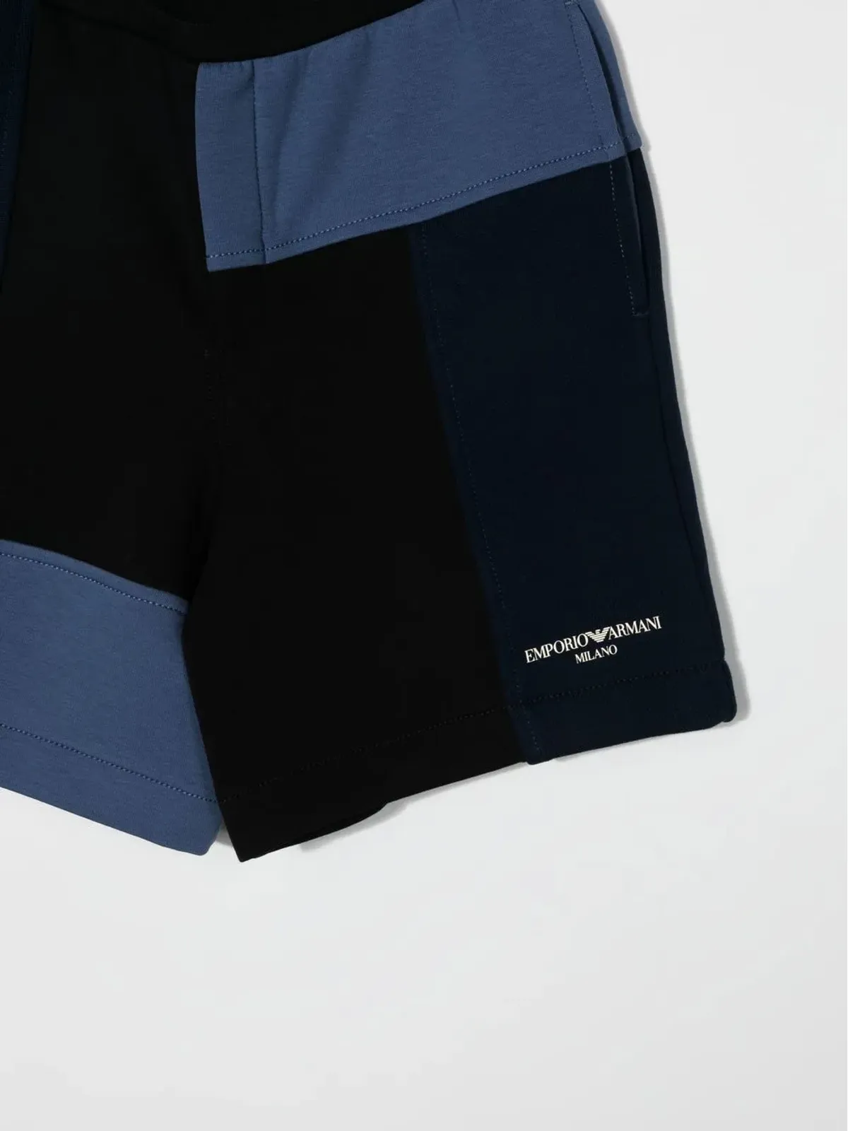 Emporio Armani Kids ツートーン カジュアルショーツ - 画像3
