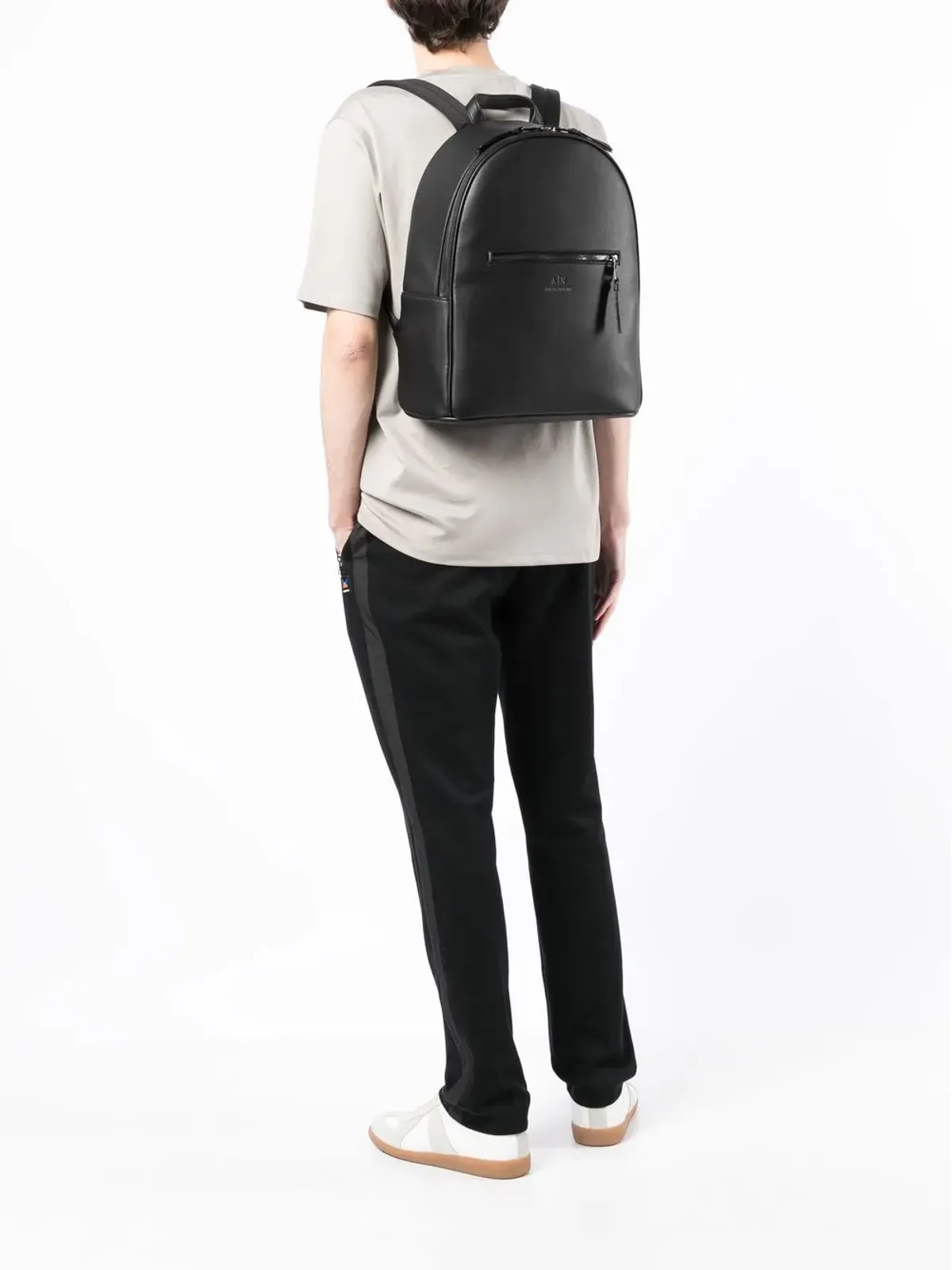 Armani Exchange ジップポケットバックパック - 画像2