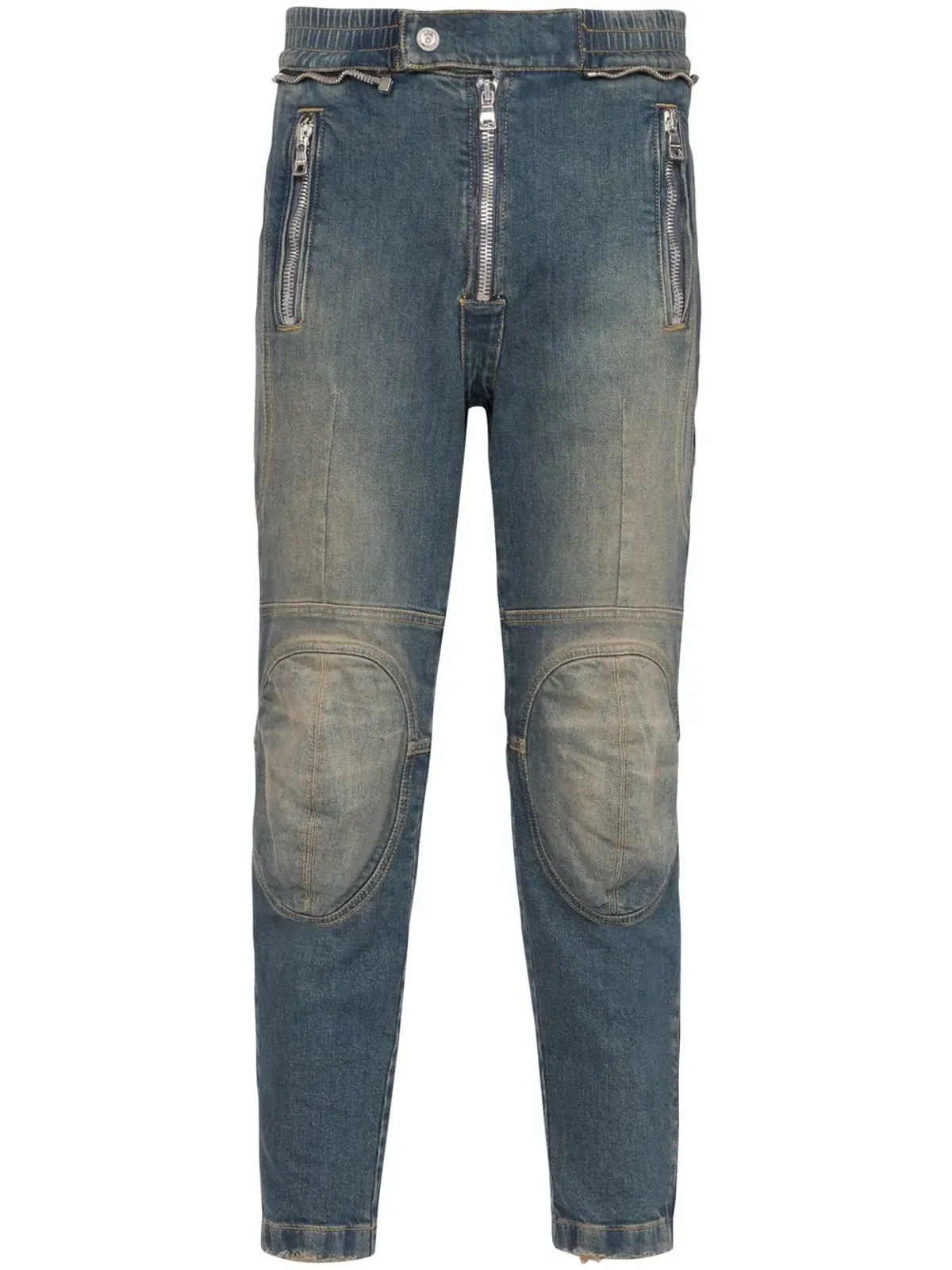 Balmain ツートーン・スキニー・ジーンズ - 画像1