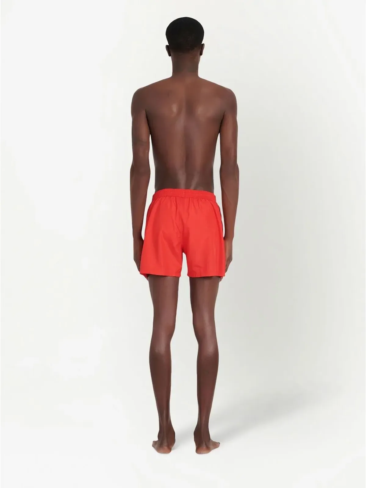 Balmain メタリックロゴスイムショーツ - レッド - 画像4