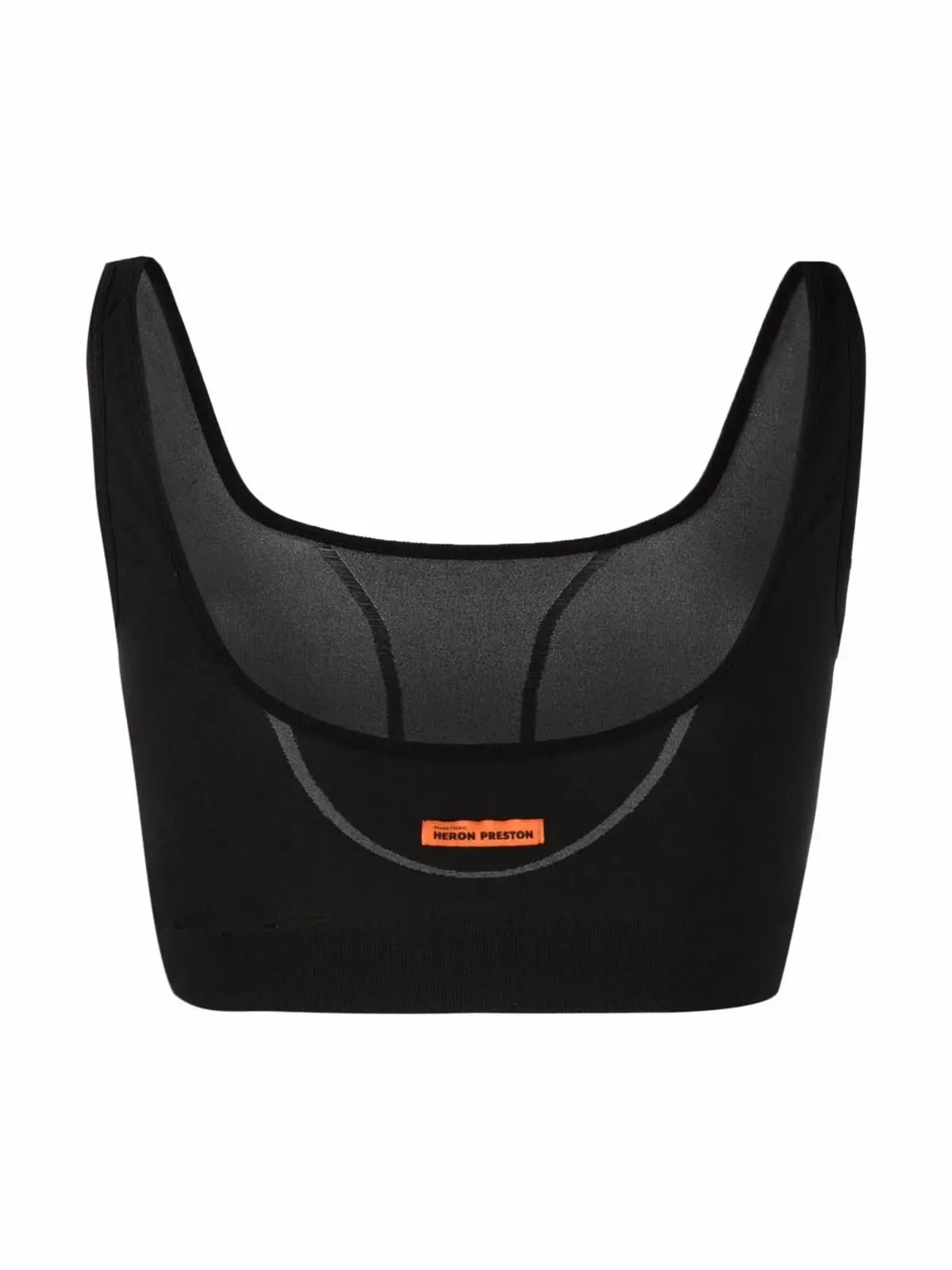 Heron Preston ロゴ入りインターシャ クロップトップ - 画像2