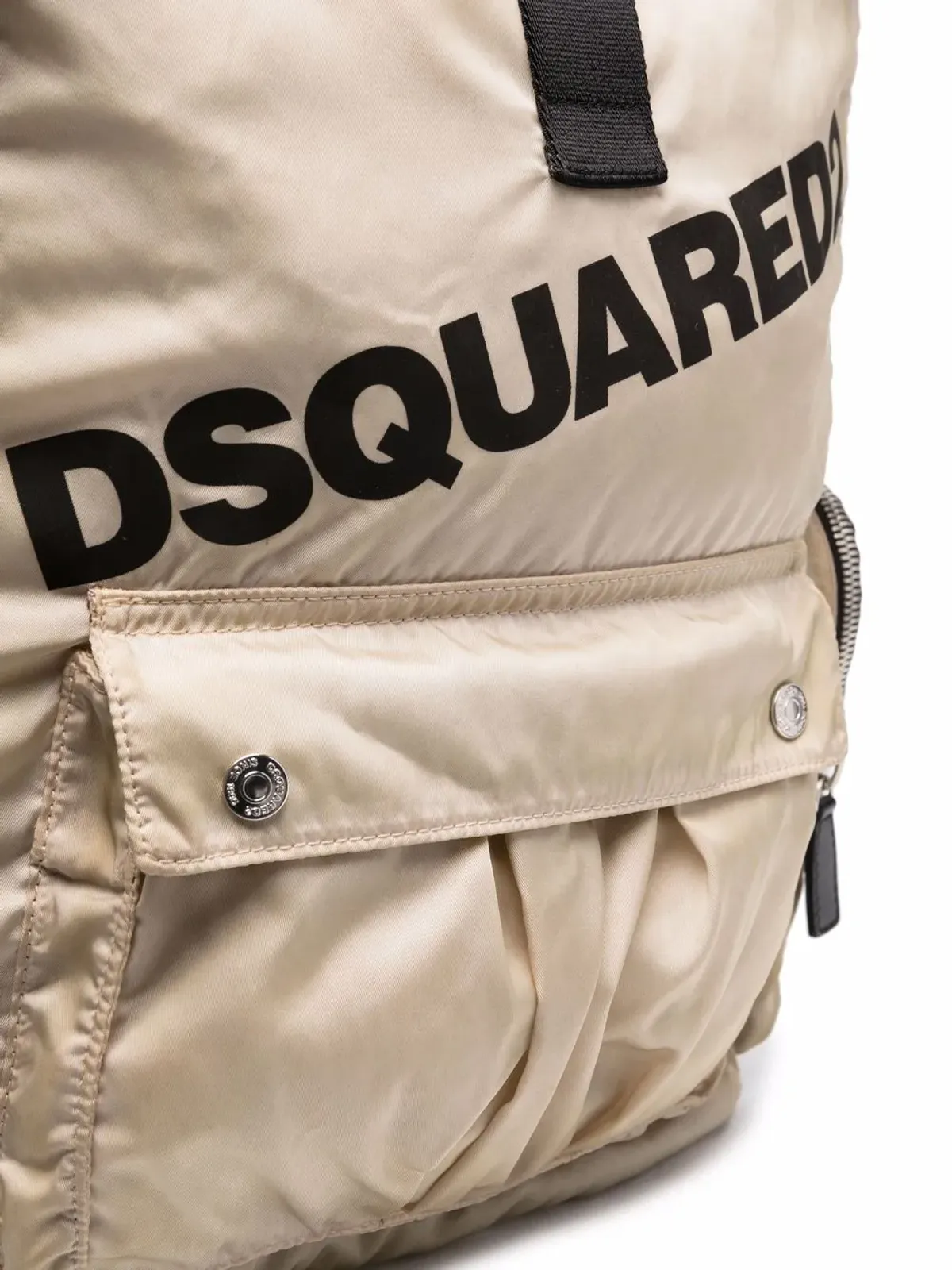 DSQUARED2 ロゴプリント バックル付きバックパック - ニュートラルカラー - 画像4