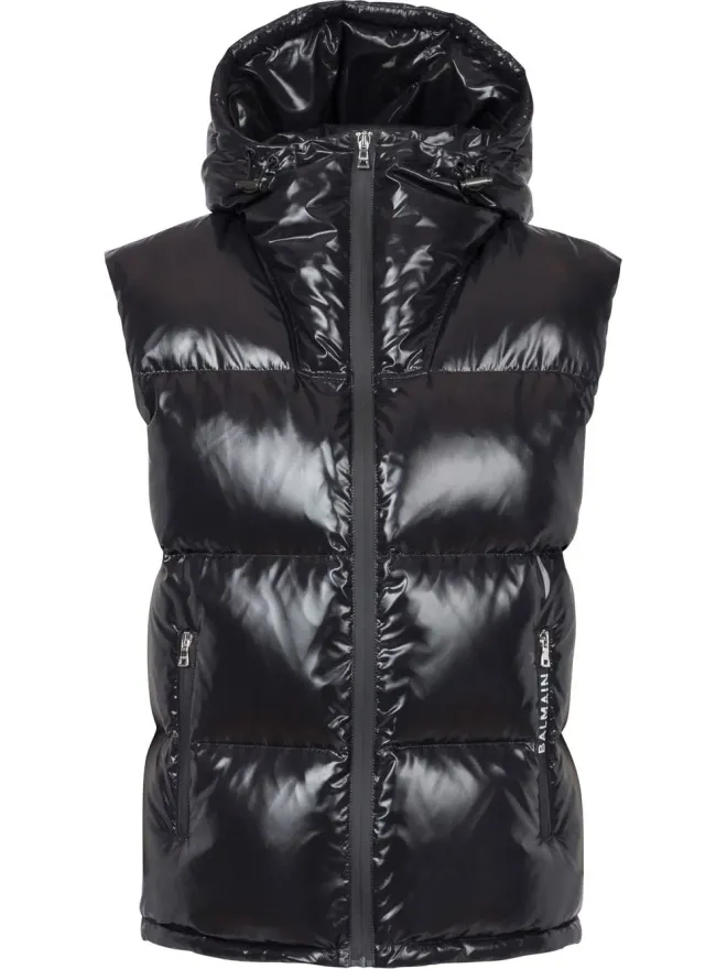 BALMAIN Balmain ダウンフード付きノースリーブジャケットの商品画像