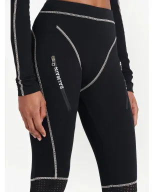Balmain コントラストステッチ レギンス - サムネイル5