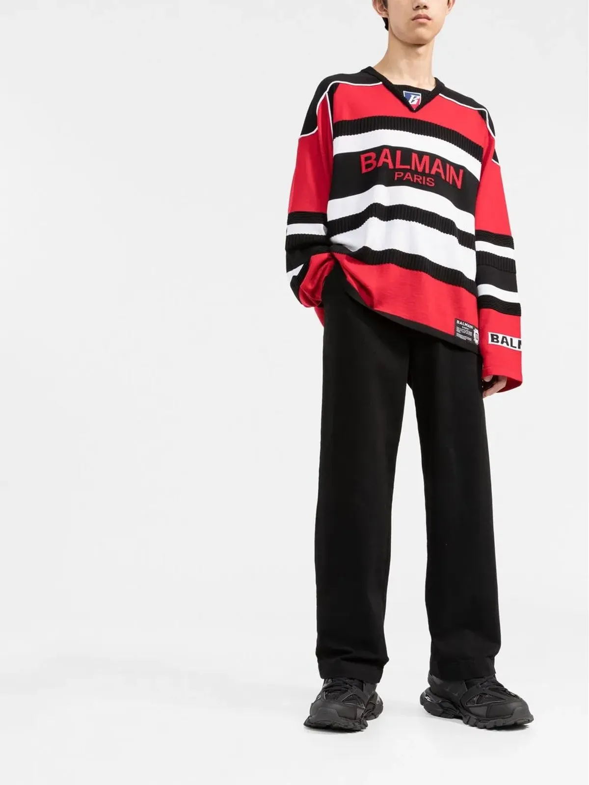 Balmain ロゴプリントジャンパー - 画像2