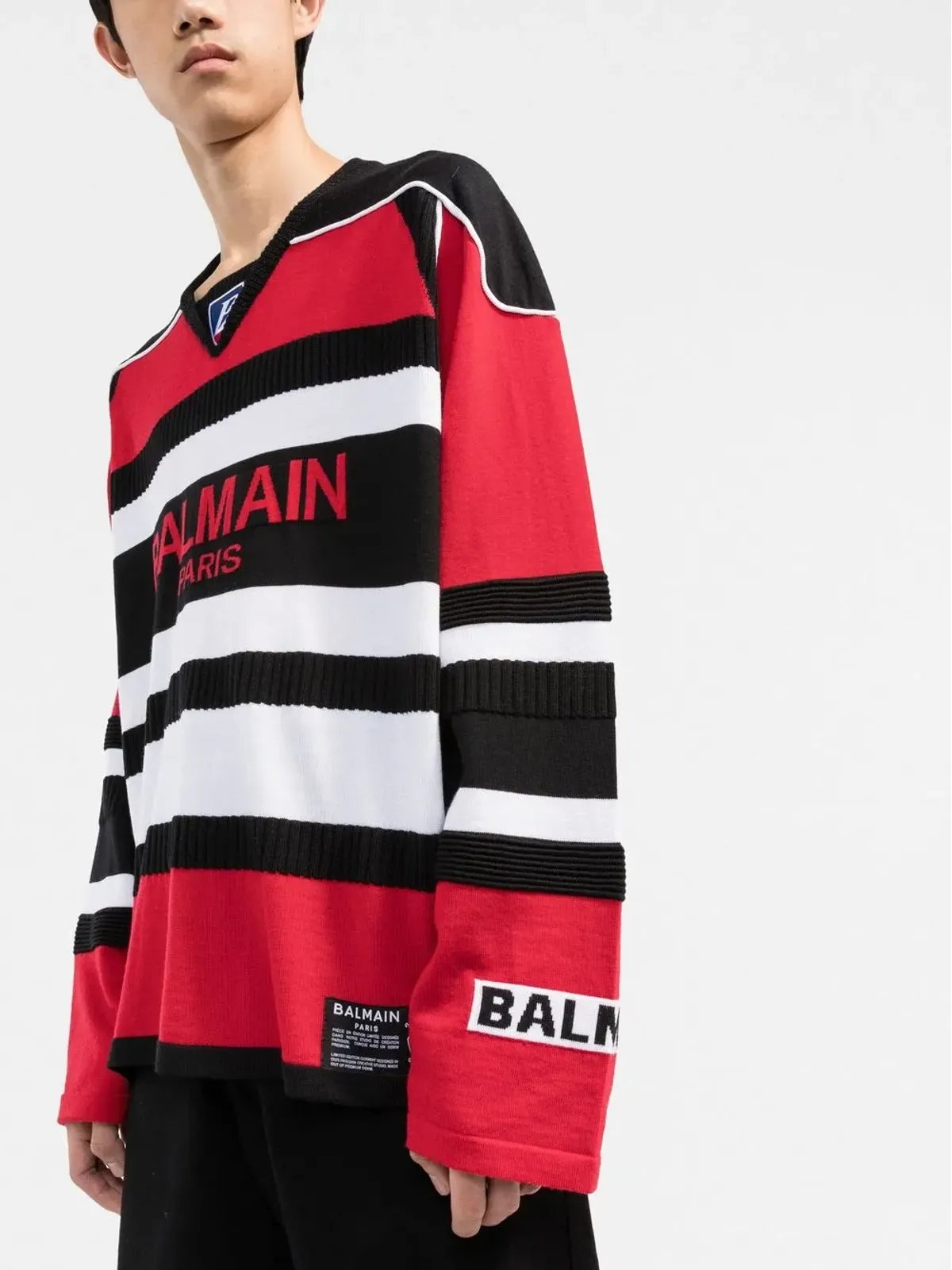 Balmain ロゴプリントジャンパー - 画像3