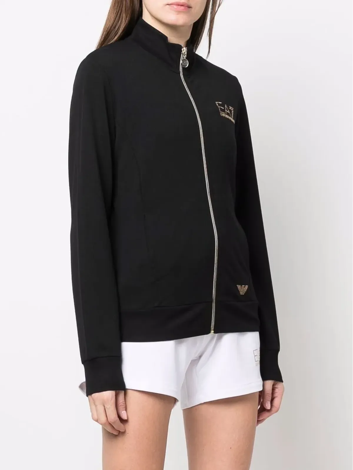 Ea7 Emporio Armani スタッズロゴ トラックジャケット - 画像3