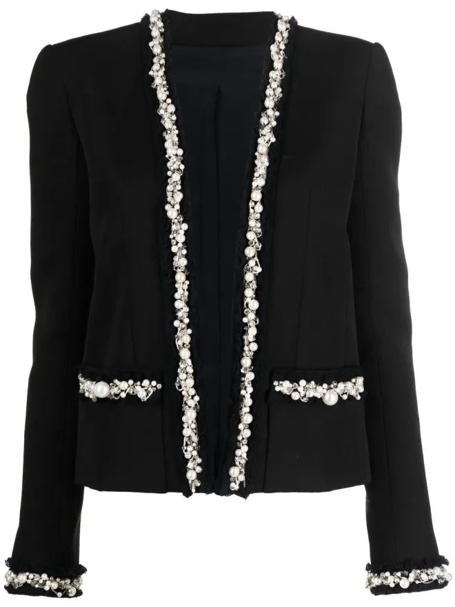 BALMAIN Balmain パールトリム オーバーサイズジャケットの商品画像