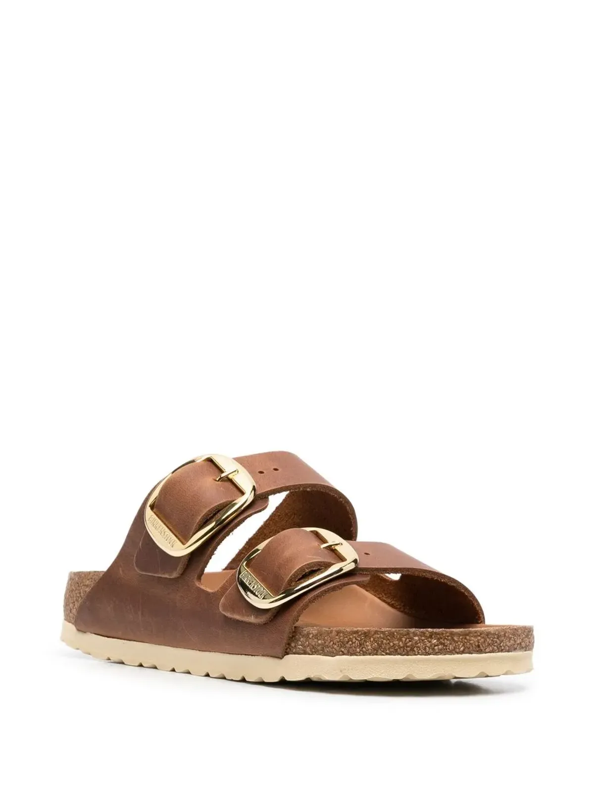 Birkenstock アリゾナ ビッグバックル ダブルストラップ レザーサンダル - 画像2