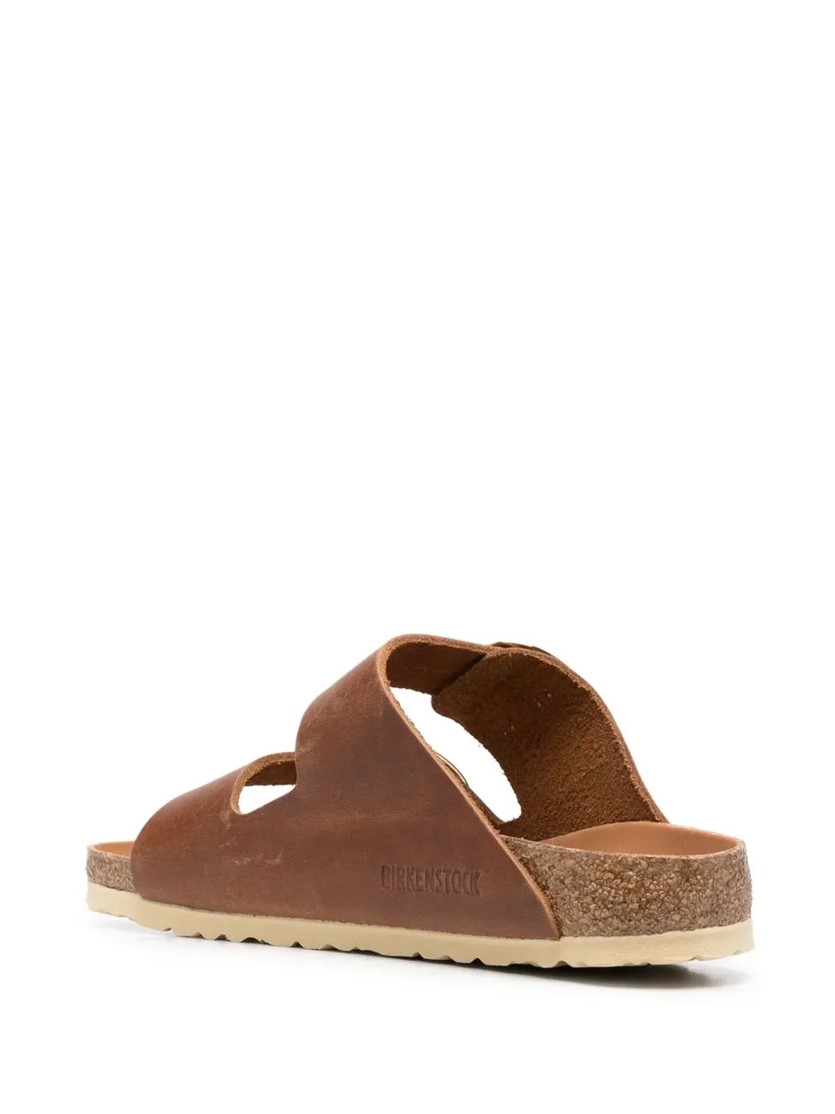 Birkenstock アリゾナ ビッグバックル ダブルストラップ レザーサンダル - 画像3