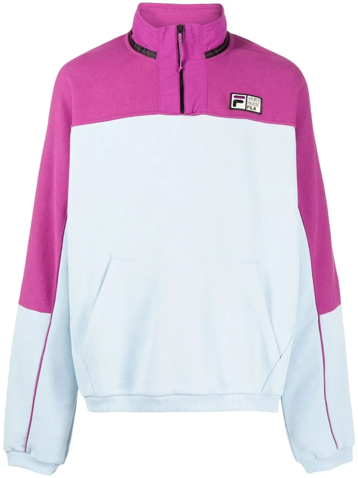 Fila ロゴパッチ半ジップセーター - 画像1
