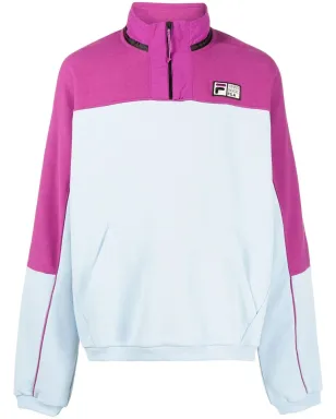 Fila ロゴパッチ半ジップセーター - サムネイル1